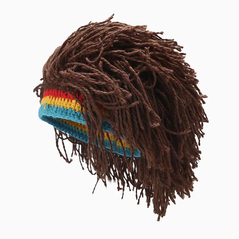 Perruque synthétique pour hommes et femmes, fausse tresse, Dreadlock, bonnet, chapeau au Crochet fai