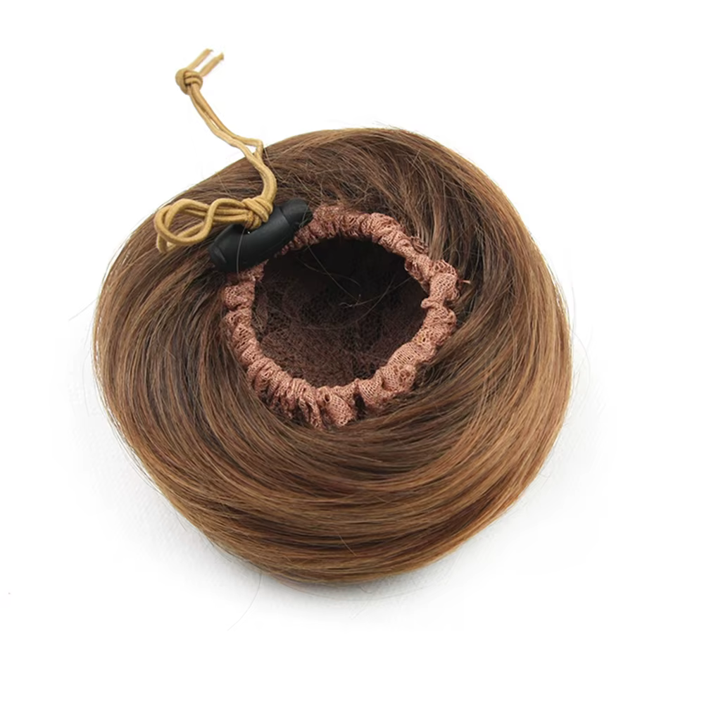 Soowee Chignon synthétique réglable Chignon cheveux chouchous Extension bouclés Updo postiche pour l