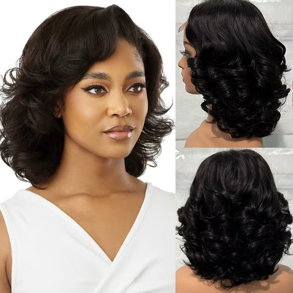 100% malaisie cheveux 250 densité Double dessiné P4 27 Ombre mettre en évidence vague rebondissante