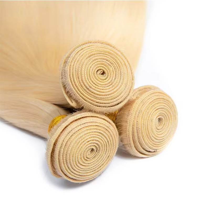 Extensions de Cheveux Humains Blonds Raides Longs de 24, 26, 28, 30 Pouces – Bundles de Cheveux Remy
