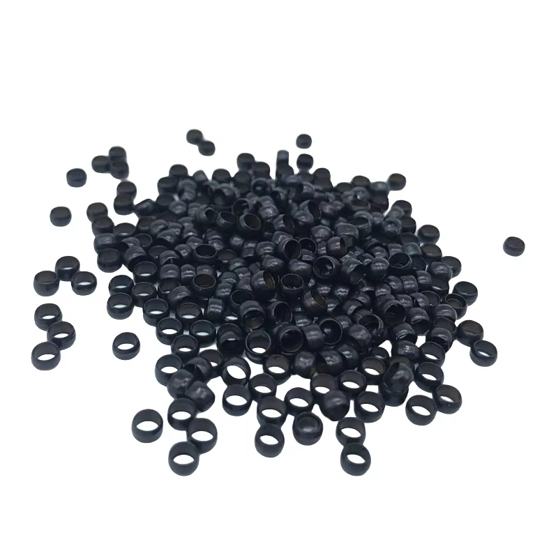 1000 pièces polyvalentes 4.0mm Non Silicone Nano doublé perles cuivre Nano anneaux pour Extensions d