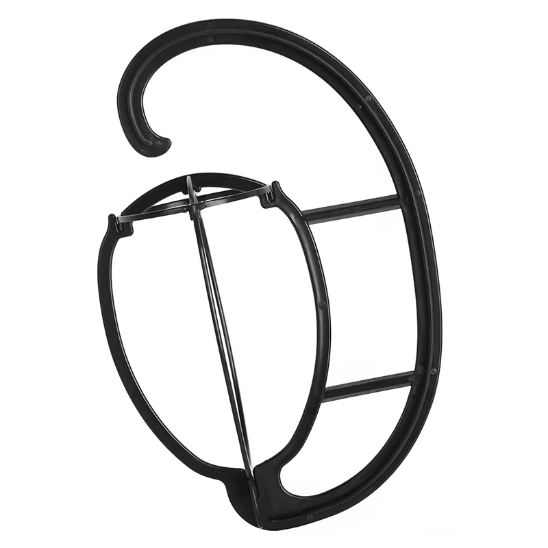 Support de perruque suspendu en plastique, amovible et portable, pour l'organisation du rangement de