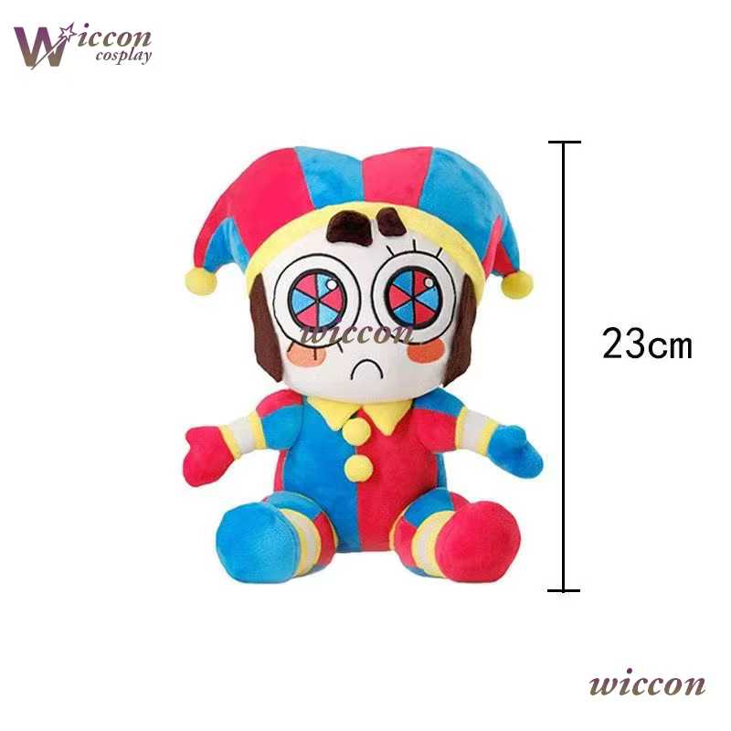 Costume de Cosplay Clown cirque, Design Original, perruque Pomnii numérique pour adulte, chapeau, ju