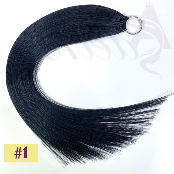 ADEIRS-Extensions de cheveux en plumes vierges, 100% vrais cheveux naturels, confortables et invisib