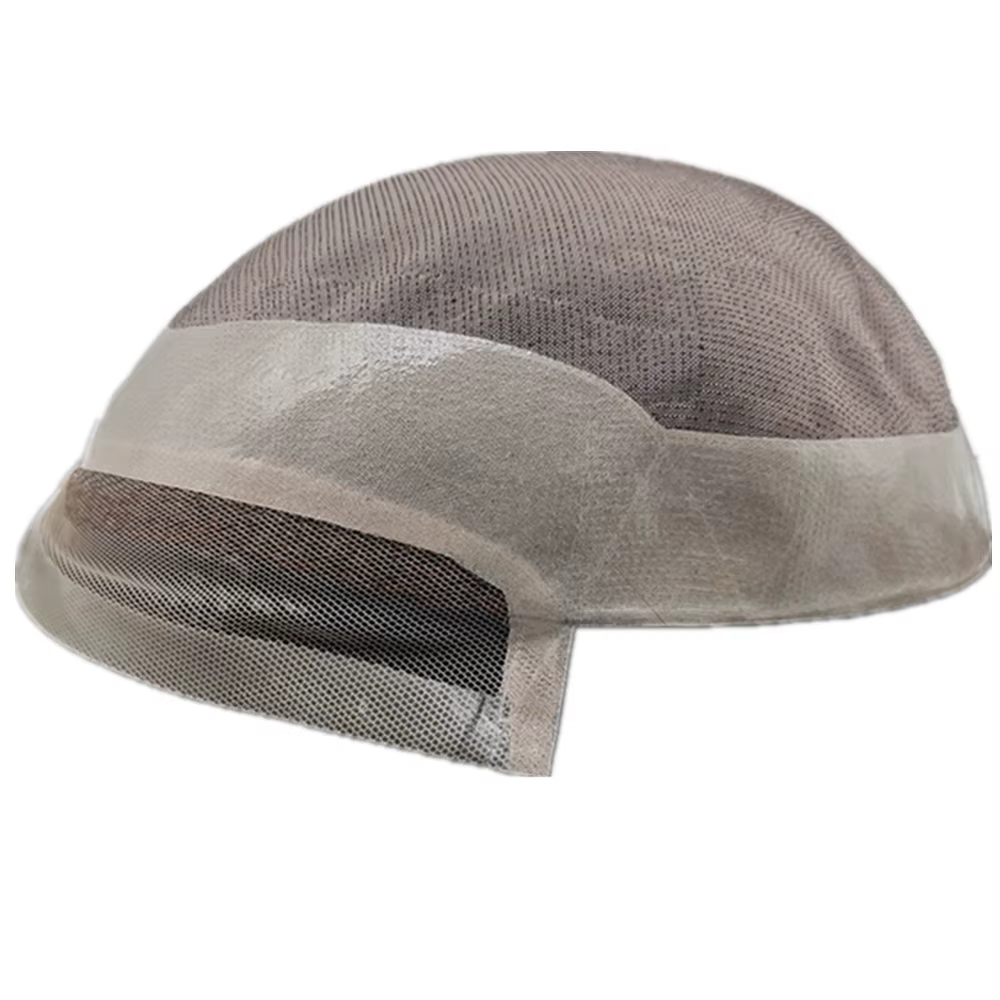 Toupet pour hommes Mono & NPU pièces de cheveux humains unités de cheveux système de remplacement de
