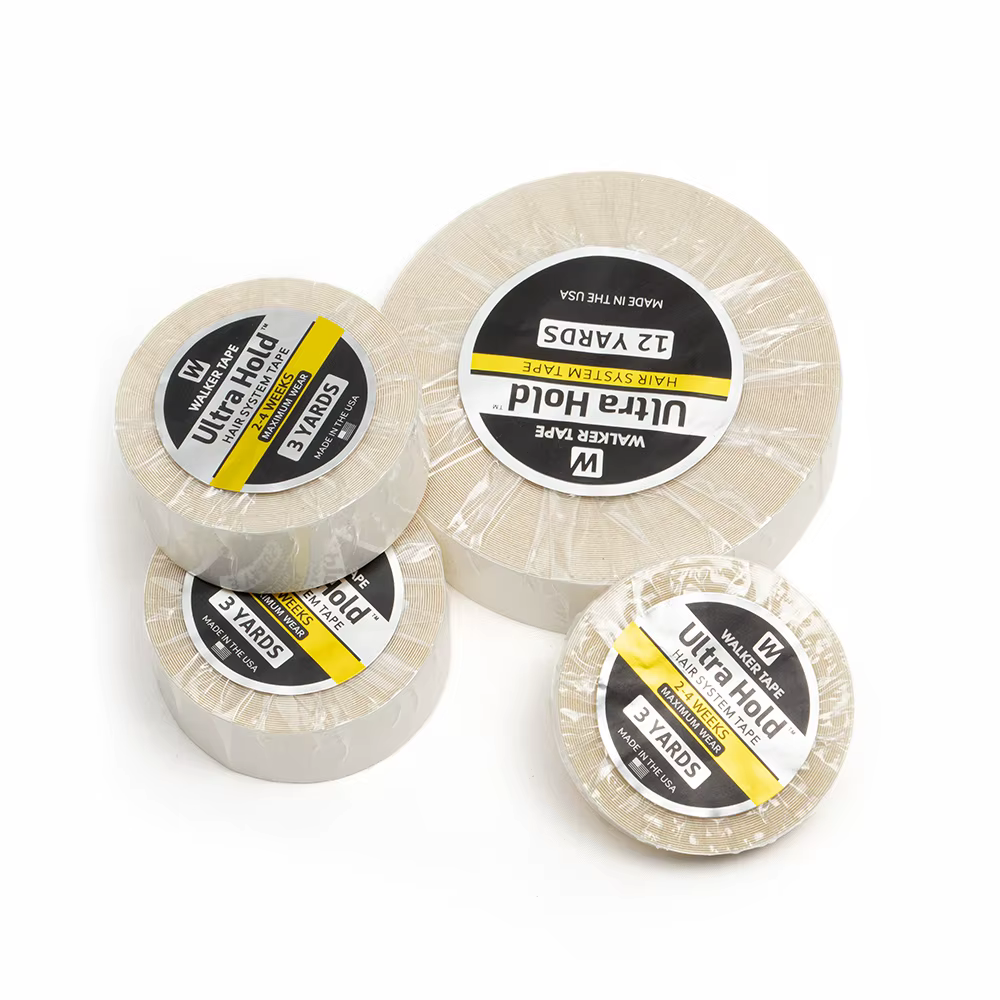 Bande adhésive Double face pour système capillaire, Ultra tenue, pour Extension de cheveux, toupet,