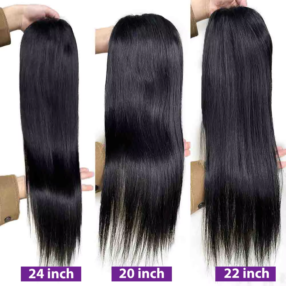 6X4 Perruques Cheveux Humains Sans Colle Prête à Porter 4X4 Glueless Wigs Human Hair Lisse Dentelle