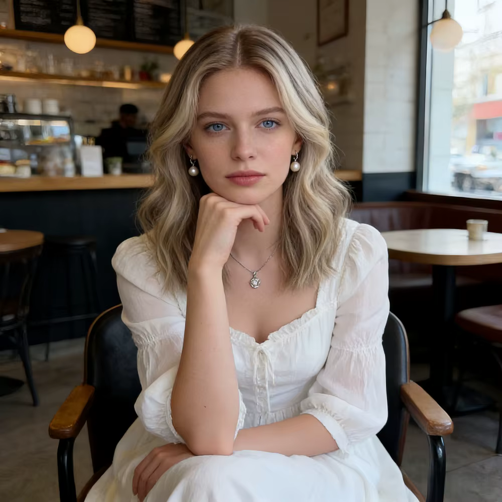Perruques Lace Front Blondes Ombrées à Racines Foncées pour Femmes, Courtes, Ondulées, en Fibre Rési