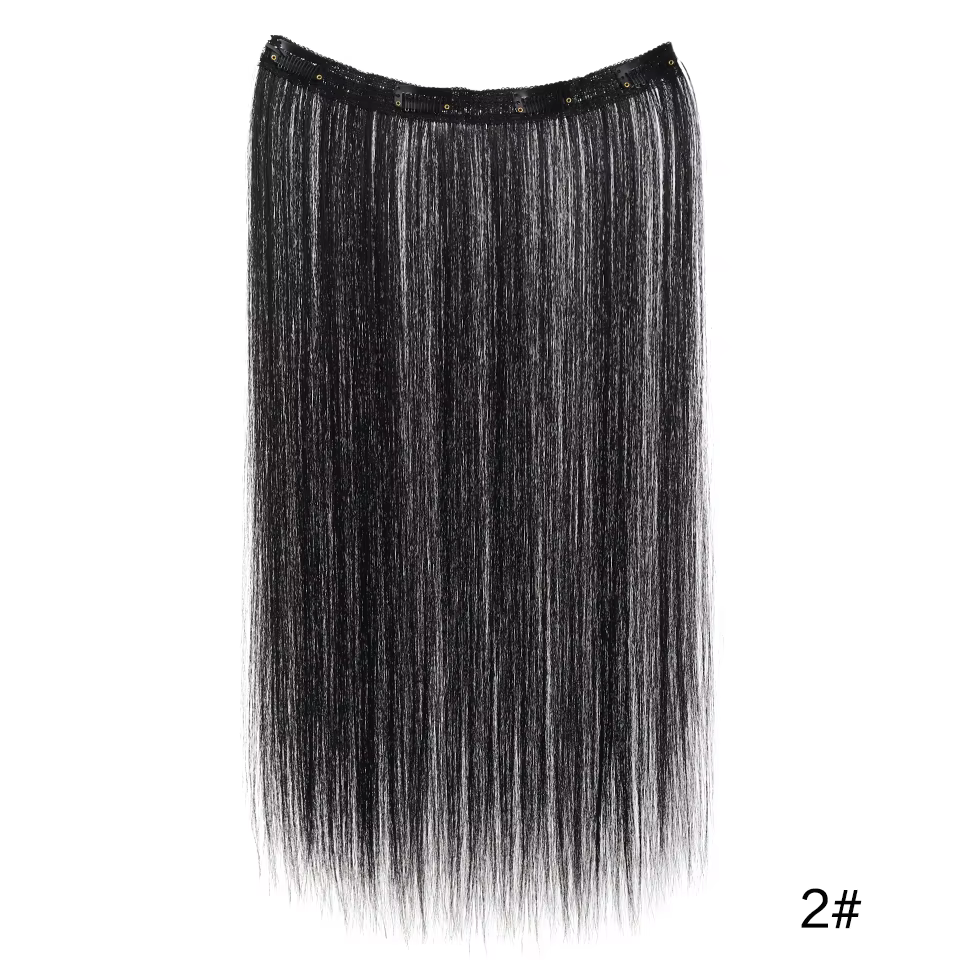 LUPU pince synthétique dans les Extensions de cheveux raides postiche colorée rose violet blond pour
