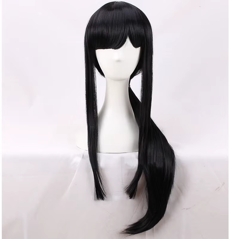 Perruque Synthétique Longue et Lisse de Haute Qualité, Accessoire de Cosplay, avec Degré de Chaleur
