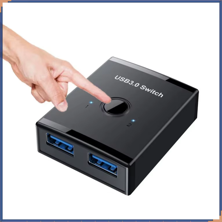Commutateur USB 3.0 1x2/2x1, Hub USB bidirectionnel, commutateur USB 3.0, extension USB 3.0, contrôl