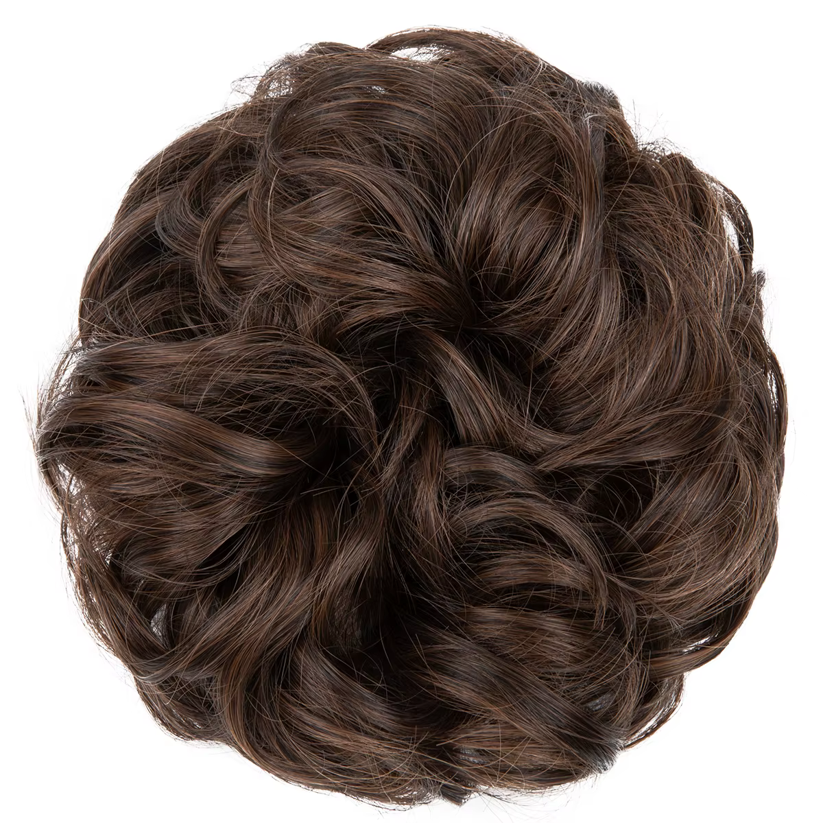 Chignon synthétique en désordre à usage quotidien, faux postiche élastique, Chignon Donut blond et m