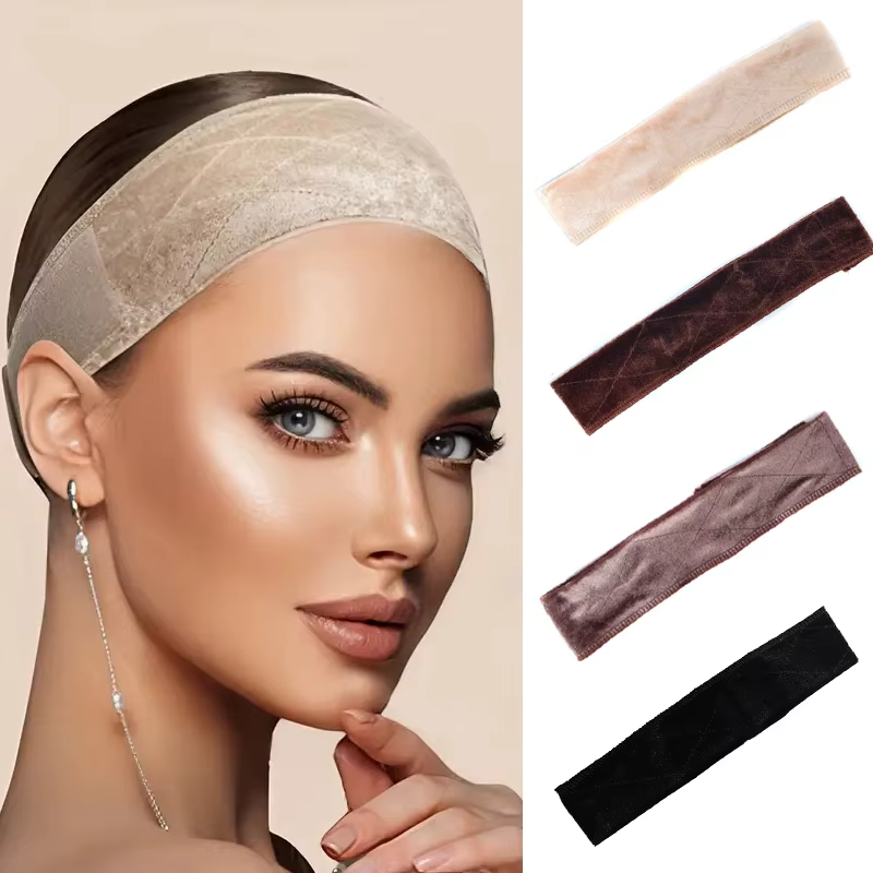 Non-slip Wig Grip Velvet Headband Soft Velvet Hair Band For Fastern Wig Adjustable Wig Band For Wome