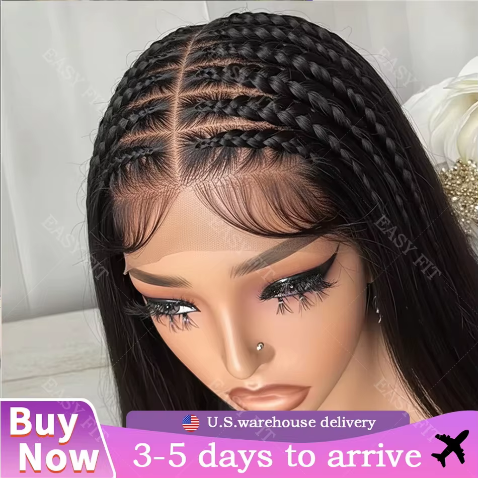 Perruque Full Lace Wig naturelle brésilienne lisse, cheveux lisses, densité 250, pre-plucked, 360 HD