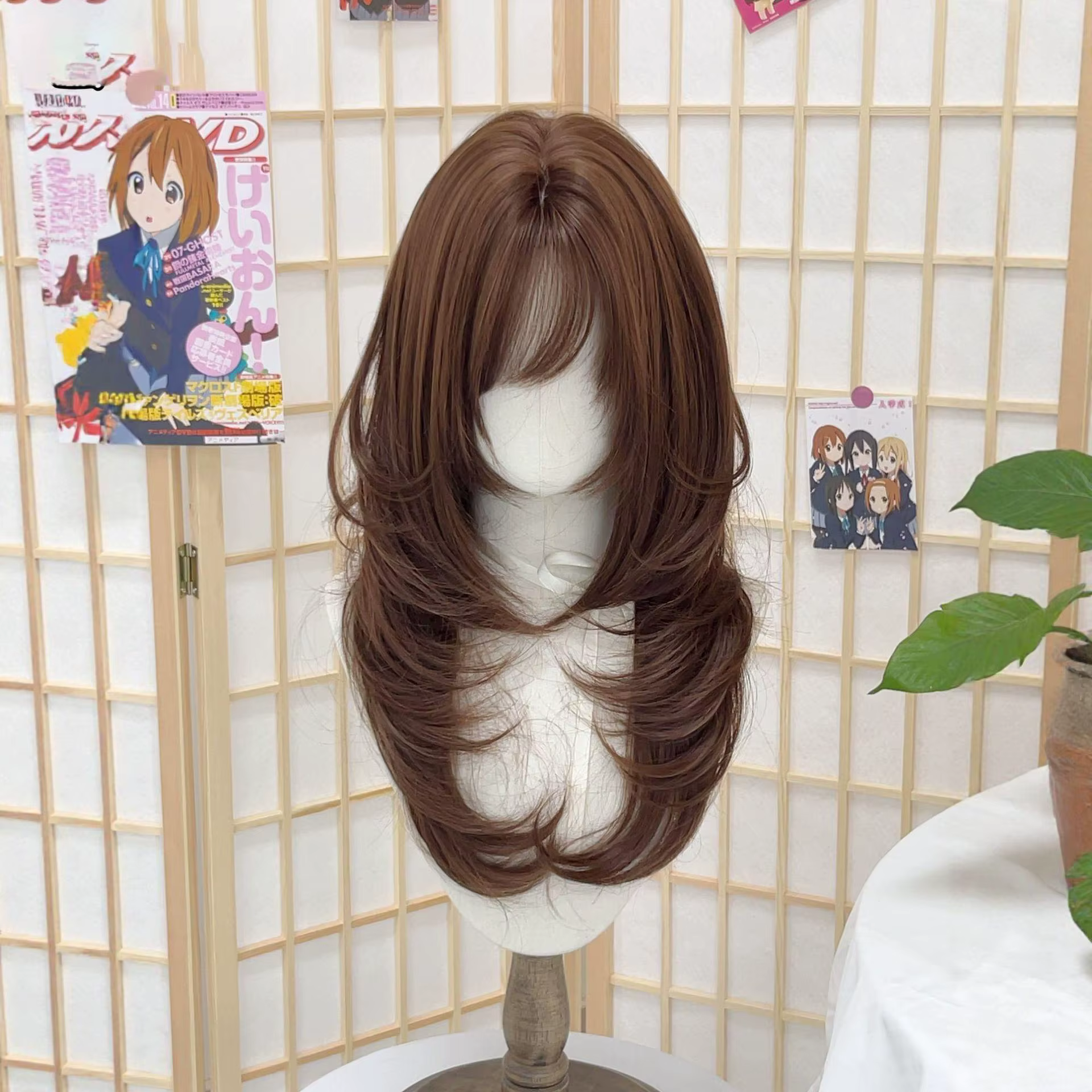 Perruques synthétiques pour femmes, style japonais, Lolita à couches superposées, perruque complète