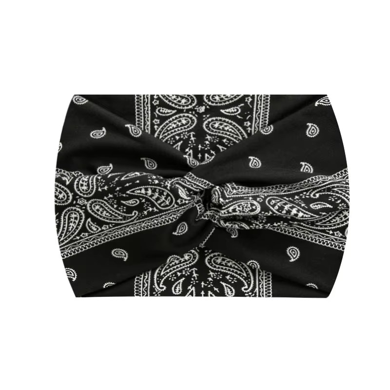 Élargissement 18CM stretch imprimé sport bandeau foulard bandeau cheveux cravate bande