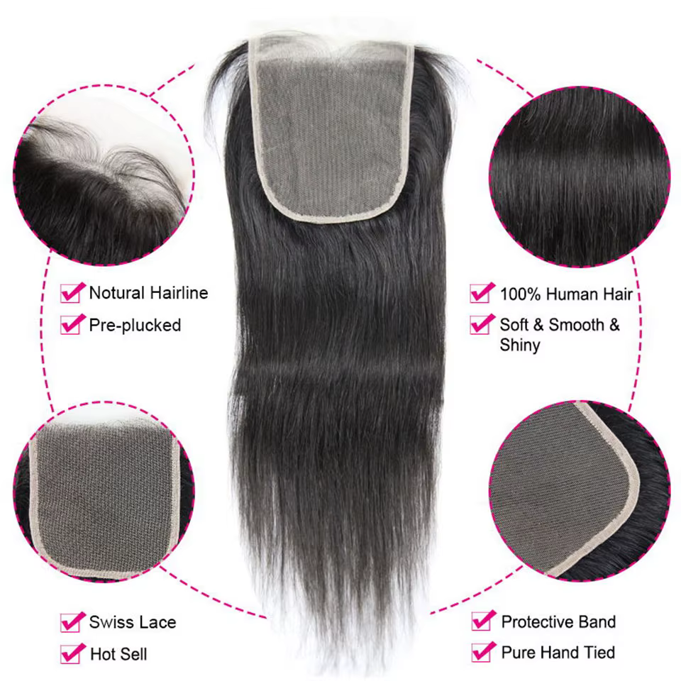 Tissage Cheveux Humain Lot En Promo Extensions Cheveux Naturels Humains Femme 13x4 Dentelle Frontale