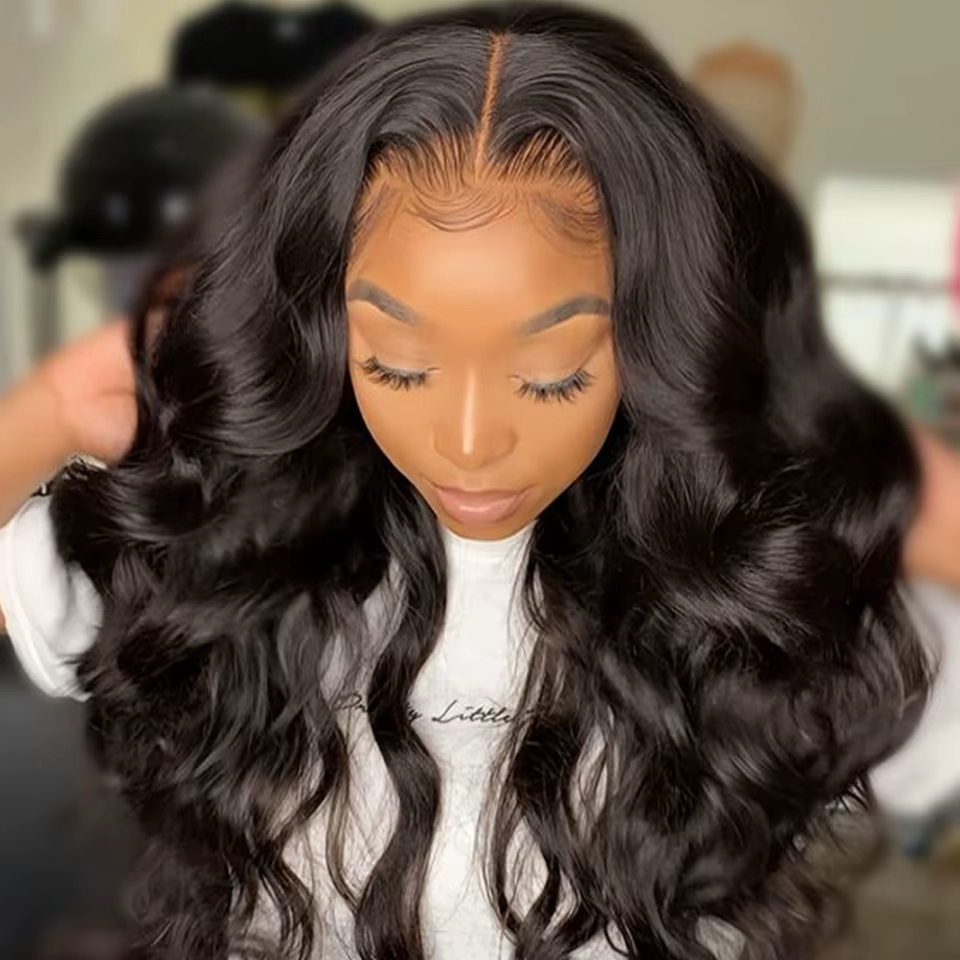 Malaisie vague de corps Transparent porter à aller 13*5*2 T dentelle perruque perruques de cheveux h