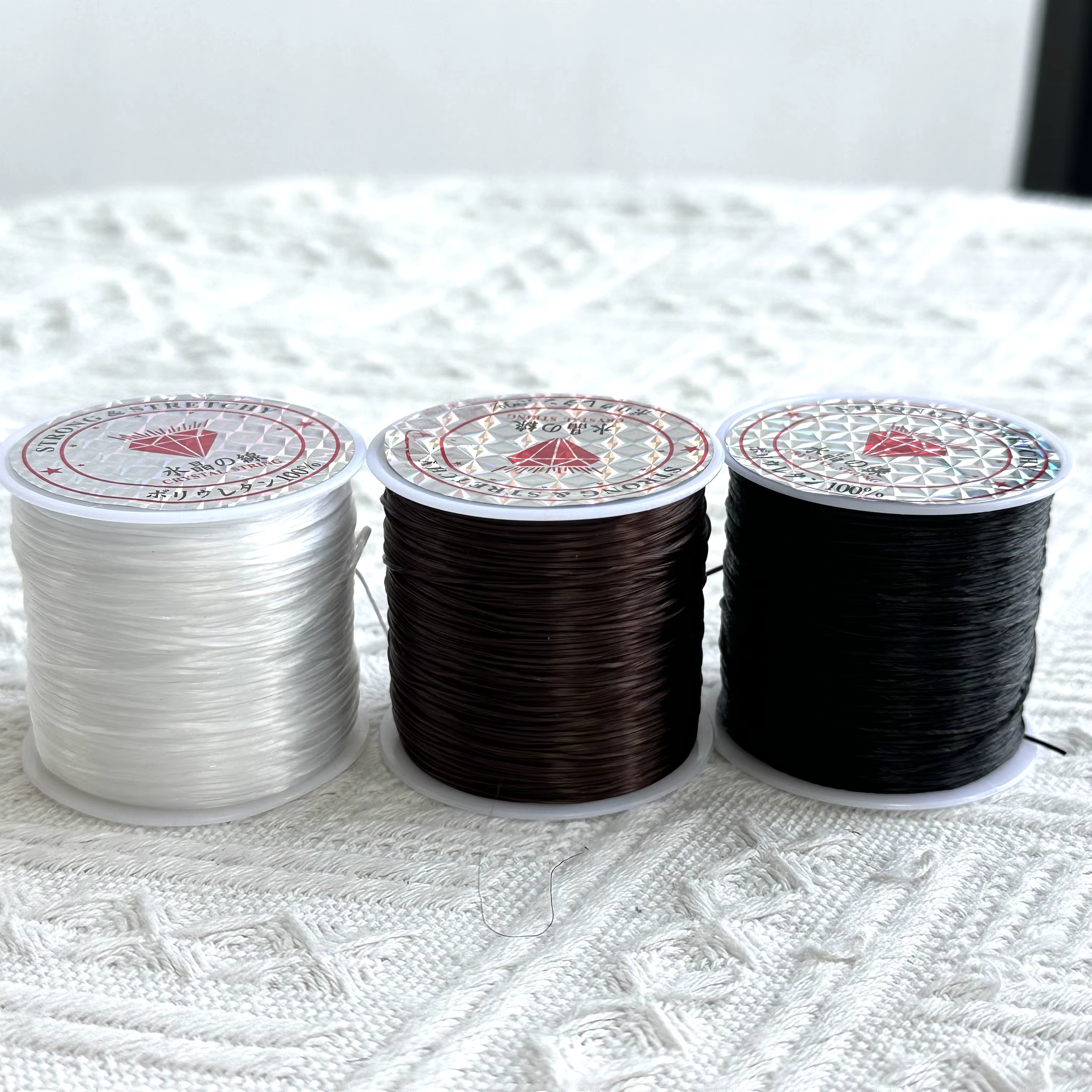 Filet à cheveux pour perruque, fil de coton à coudre, trame d'extension de cheveux, fil de tissage,