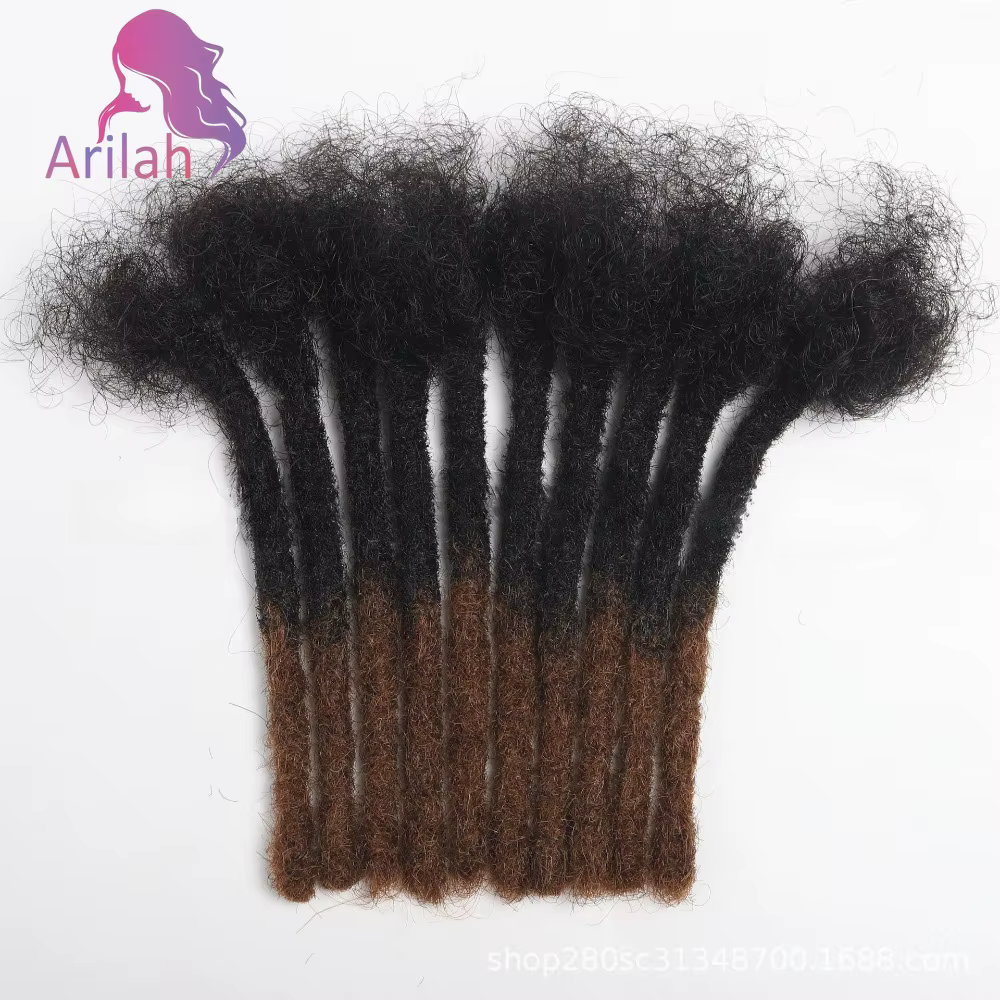 Extensions de dreadlocks en cheveux naturels T1B/27/30/99j/613, extensions de locs permanentes en ch