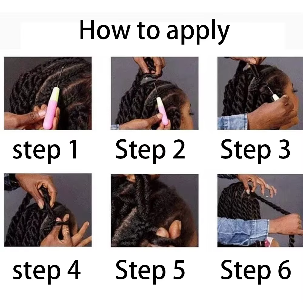 Cheveux torsadés sénégalais tressés au Crochet, 24 pouces, dreadlocks synthétiques, tresses au Croch