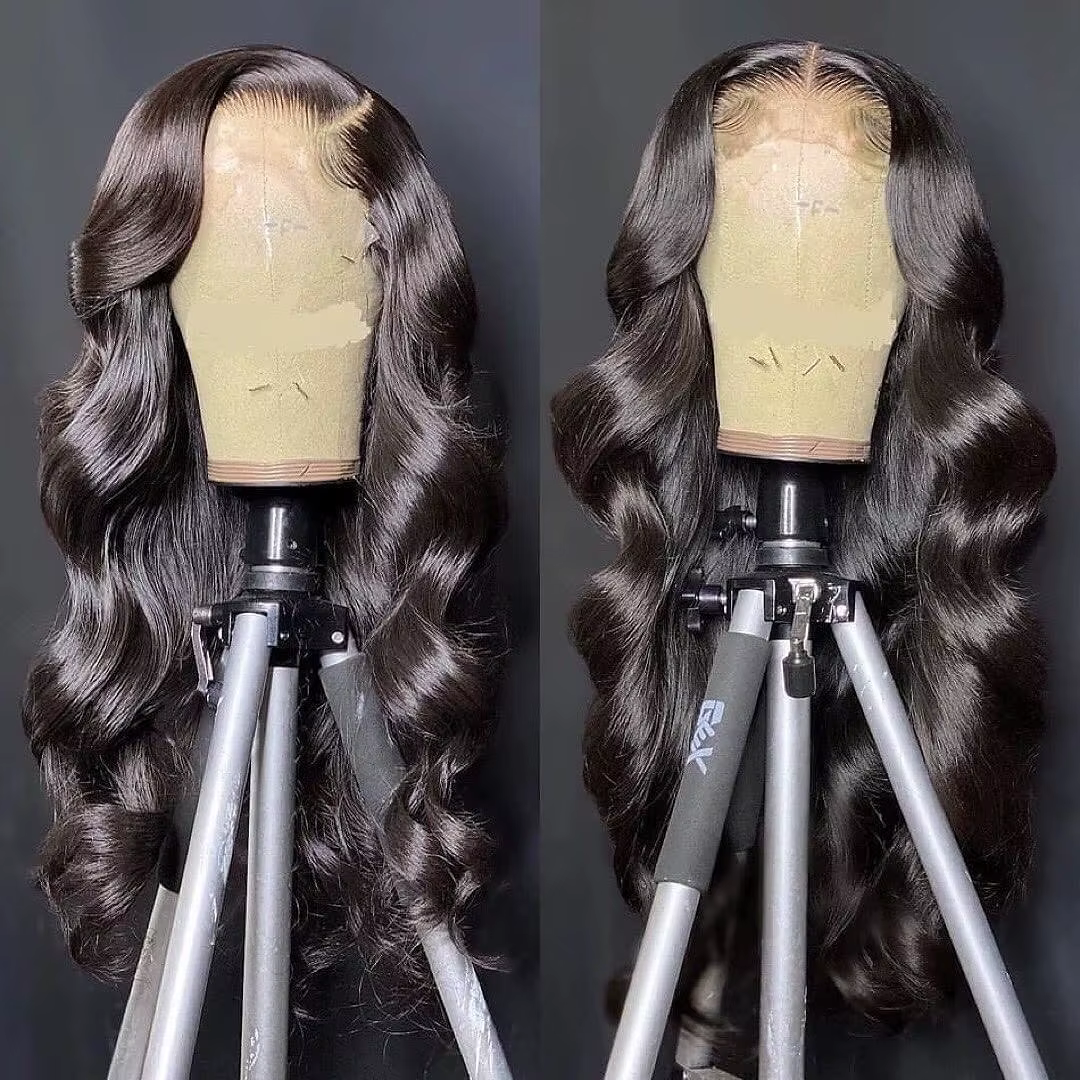 Perruque Lace Front Wig Body Wave Brésilienne Naturelle, Cheveux Sans Colle, HD, 13x4, 13x6, 28 30 3