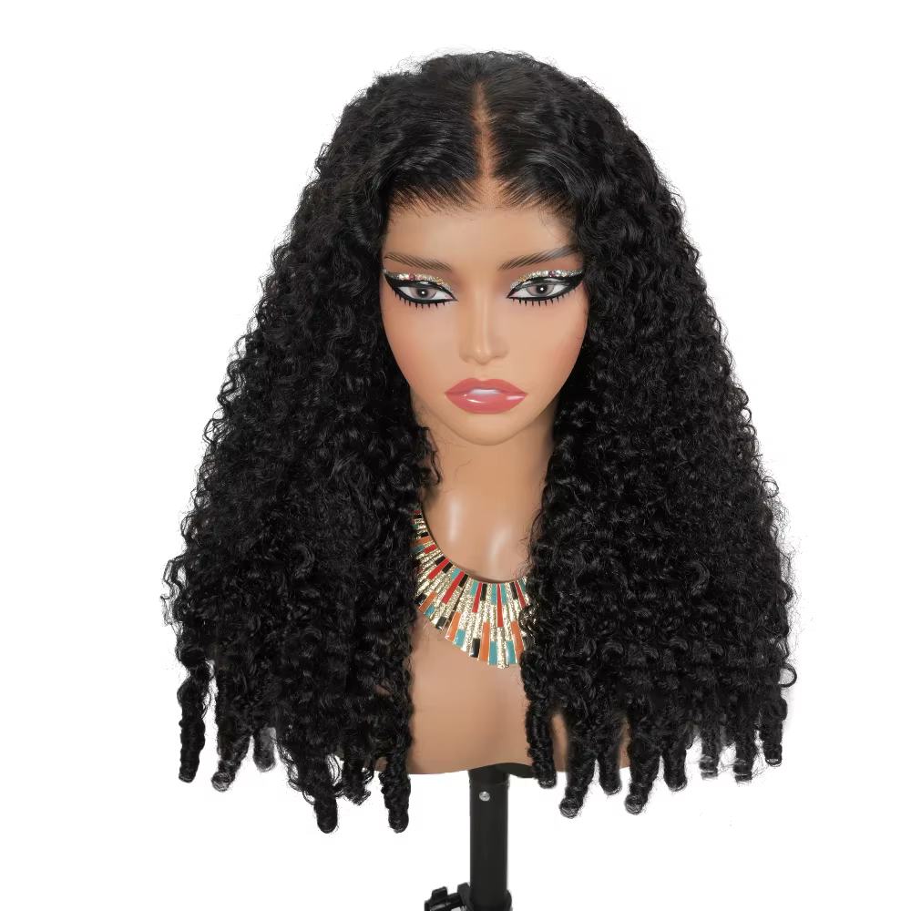 Perruques de cheveux humains bouclés birmans 12A cheveux vietnamiens 13X6 Hd perruque avant de dente