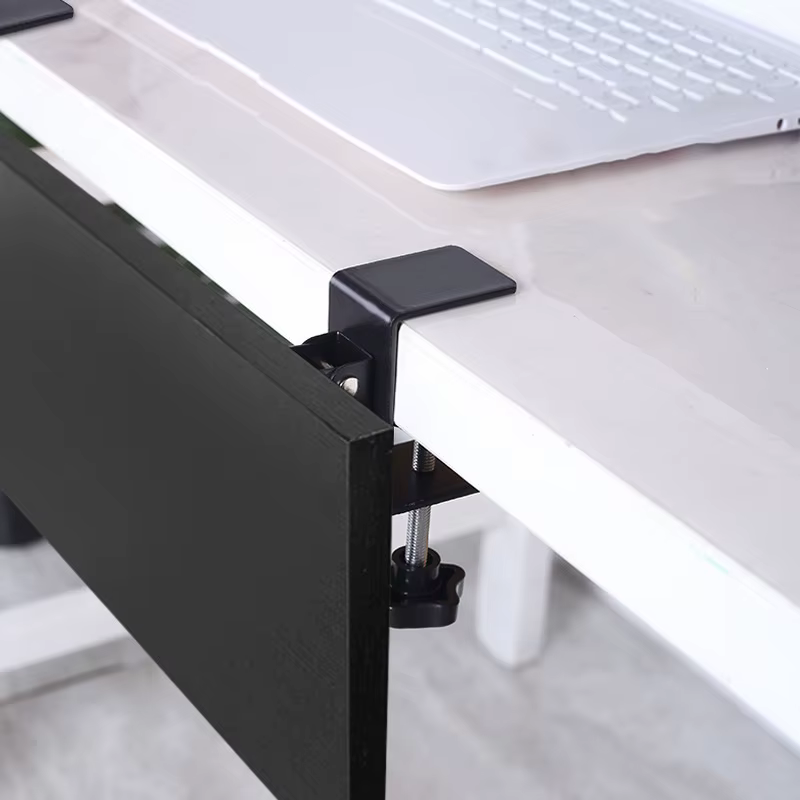 1 Paire de supports d'extension de bureau sans perçage, pliables, pour claviers, tablettes et ordina
