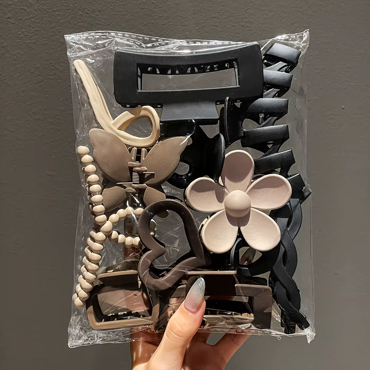 Ensemble de pinces givrées haut de gamme pour femmes, 11 pièces, pince à cheveux pour tête arrière, 