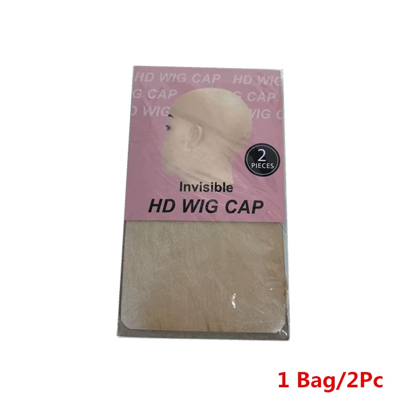 Bonnet de perruque HD Invisible Ultra fin pour perruques Lace Front, bonnet de bas en Nylon transpar