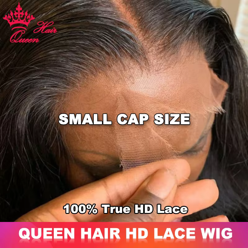 Small Cap Size Wig Queen Hair Real HD Lace Wig Raw Human Hair FULL Frontal Closure HD Melt Skin Lace