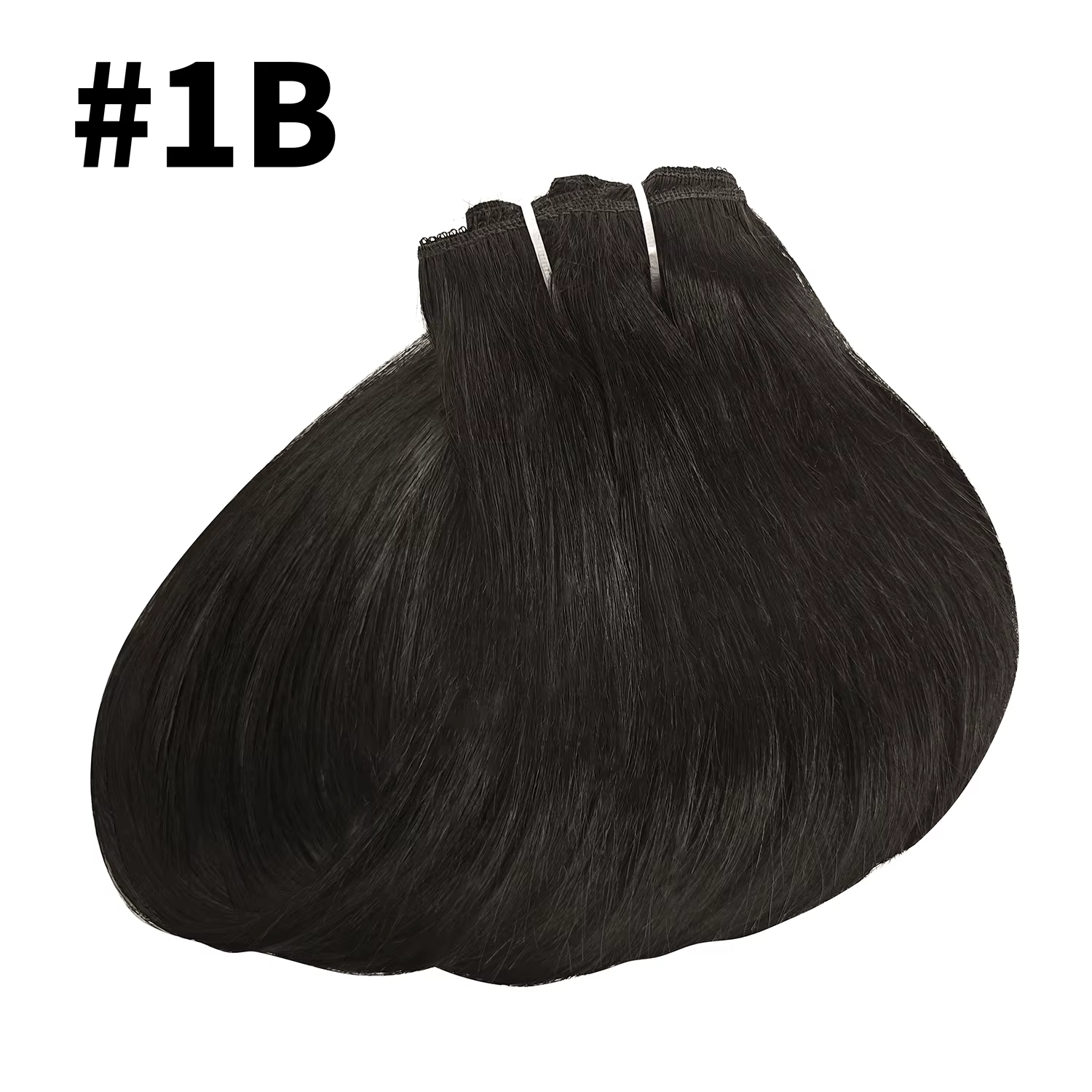 Extensions de cheveux à clipser, cheveux humains naturels, couleur naturelle # 4 extensions de cheve