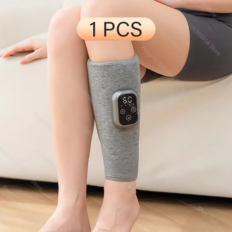 Masseur de mollets 360 °   Masseur de jambes électrique pneumatique, masseur de mollets rechargeable