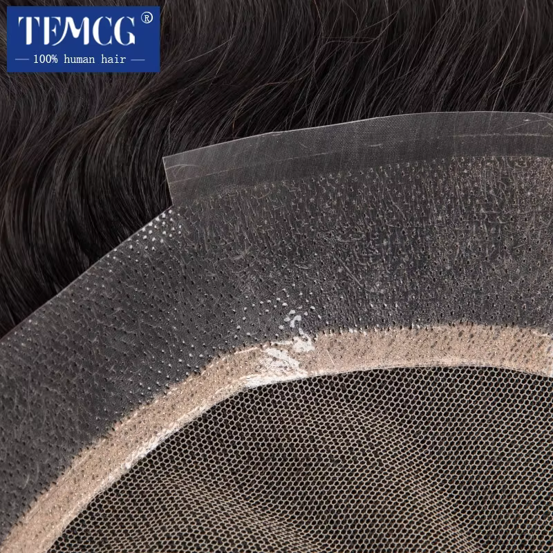 Australie mâle cheveux prothèse dentelle PU Base respirant naturel délié naturel naturel cheveux hum
