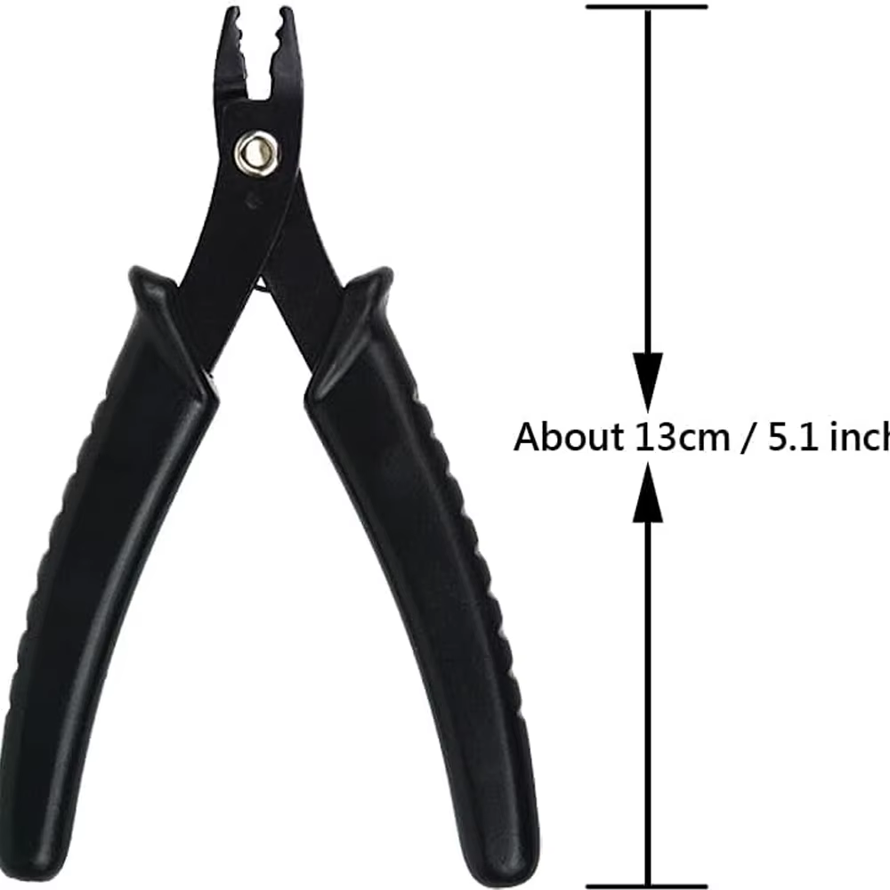Nanoring Extension Tangs 1pc pince d'extension Capsules de cheveux pinces Nano anneau Extensions de 