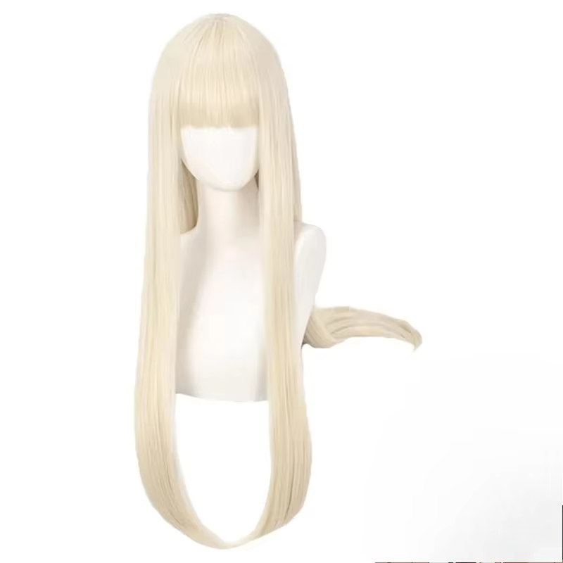 Perruque longue ondulée blonde Lady Gaga, résistante à la chaleur, pour fête, jeu de rôle, perruques