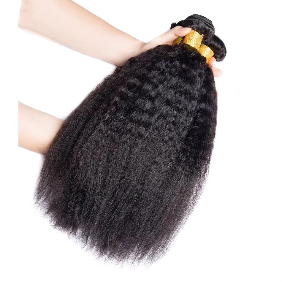 Bundles de cheveux brésiliens crépus pour femmes noires, extensions de cheveux humains Remy, vague d