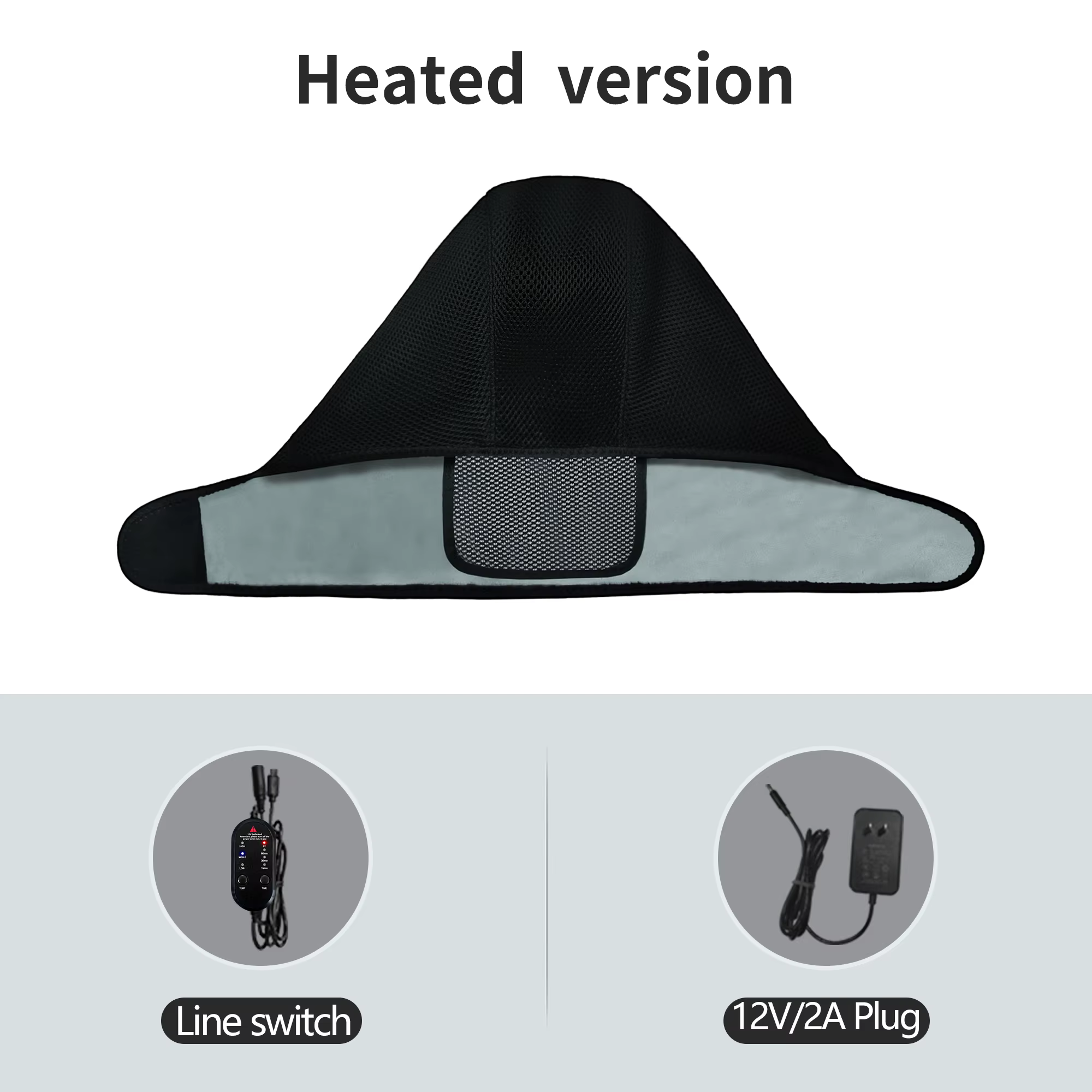 Chapeau chauffant électrique - 3 niveaux de chaleur avec minuterie, soulage la tête et le cou, idéal