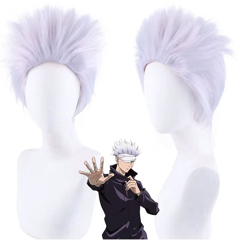 1:1 Cosplay Jujutsu Kaisen perruque Gojo Satoru Zenin Maki Fushiguro Megumi Yuji Itadori perruque de