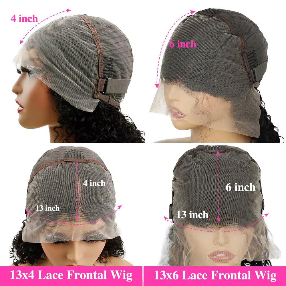 Perruques en cheveux humains Lace Front Body Wave 13x4, densité 200, couleur chocolat # 4 perruques