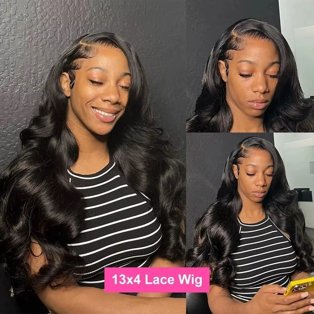 Perruque Body Wave sans colle cheveux humains prêt à porter 5x5 Hd dentelle fermeture perruque vague