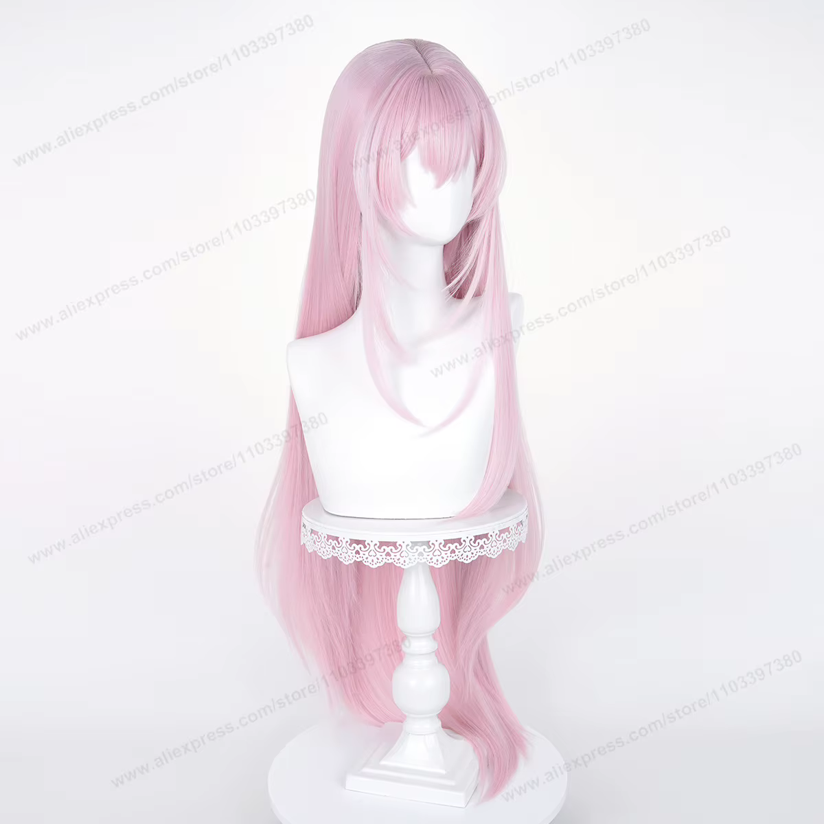 Perruque de Cosplay Luka, 100cm de long, rose, pour femmes, perruque de Cosplay Anime, perruques syn