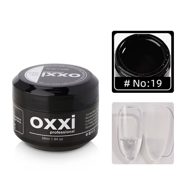 Gel OXXI pour extension d'ongles, manucure, poly-gel, 56 ml, gel UV LED, vernis semi-permanent, nude