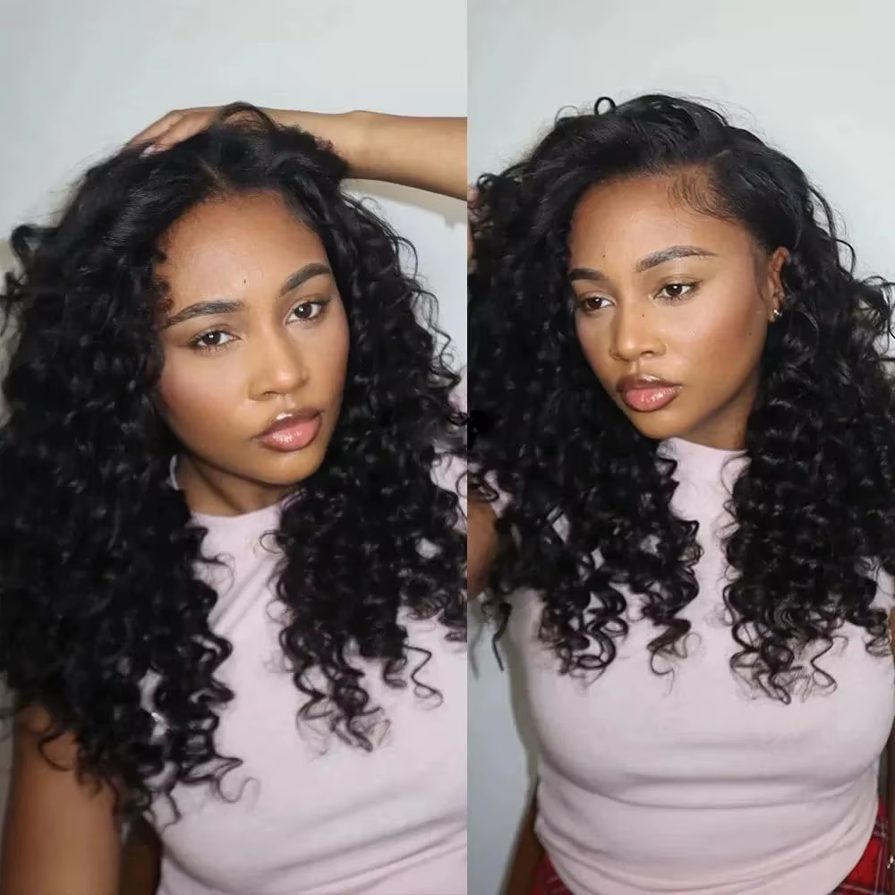 Extensions de cheveux humains au crochet Dialola Spirals, bouclées crépues, nœuds invisibles, pré-sé