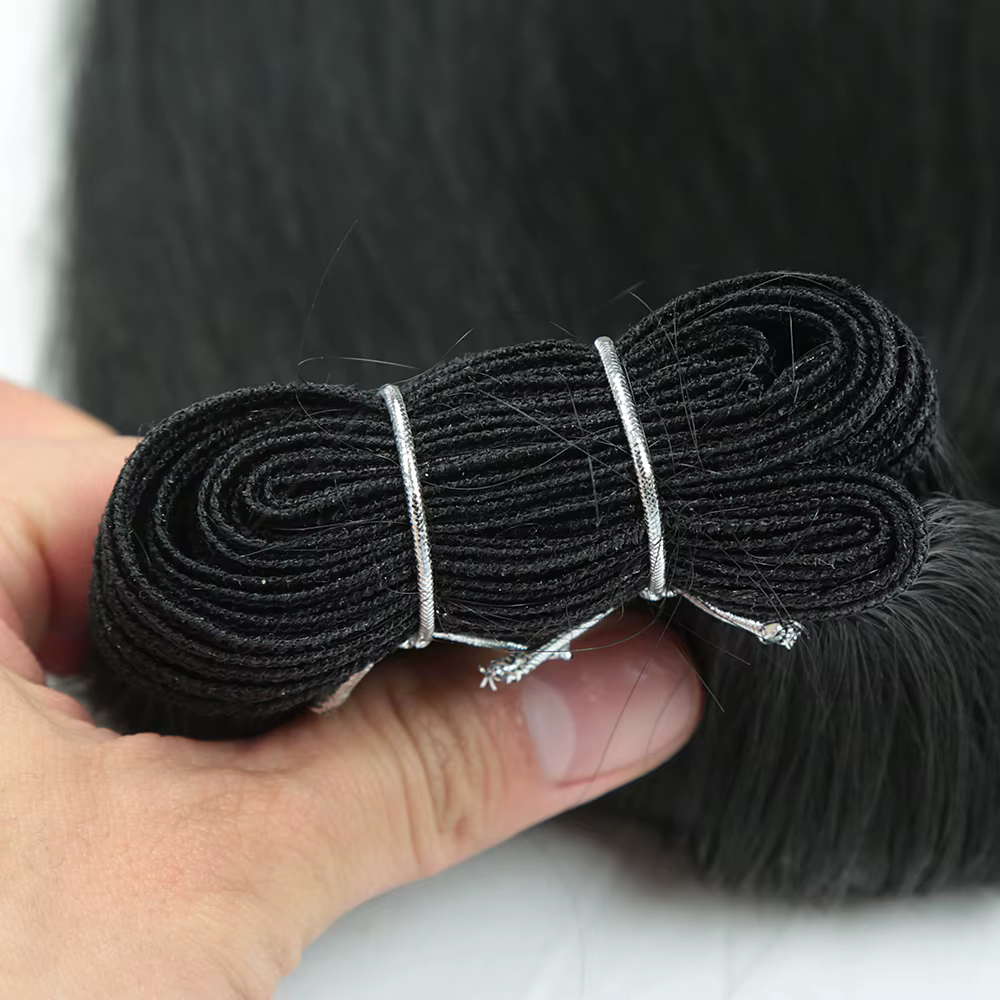 Extensions de cheveux synthétiques ombrées lisses de 26 pouces, 150 g, pour salon, extensions de che