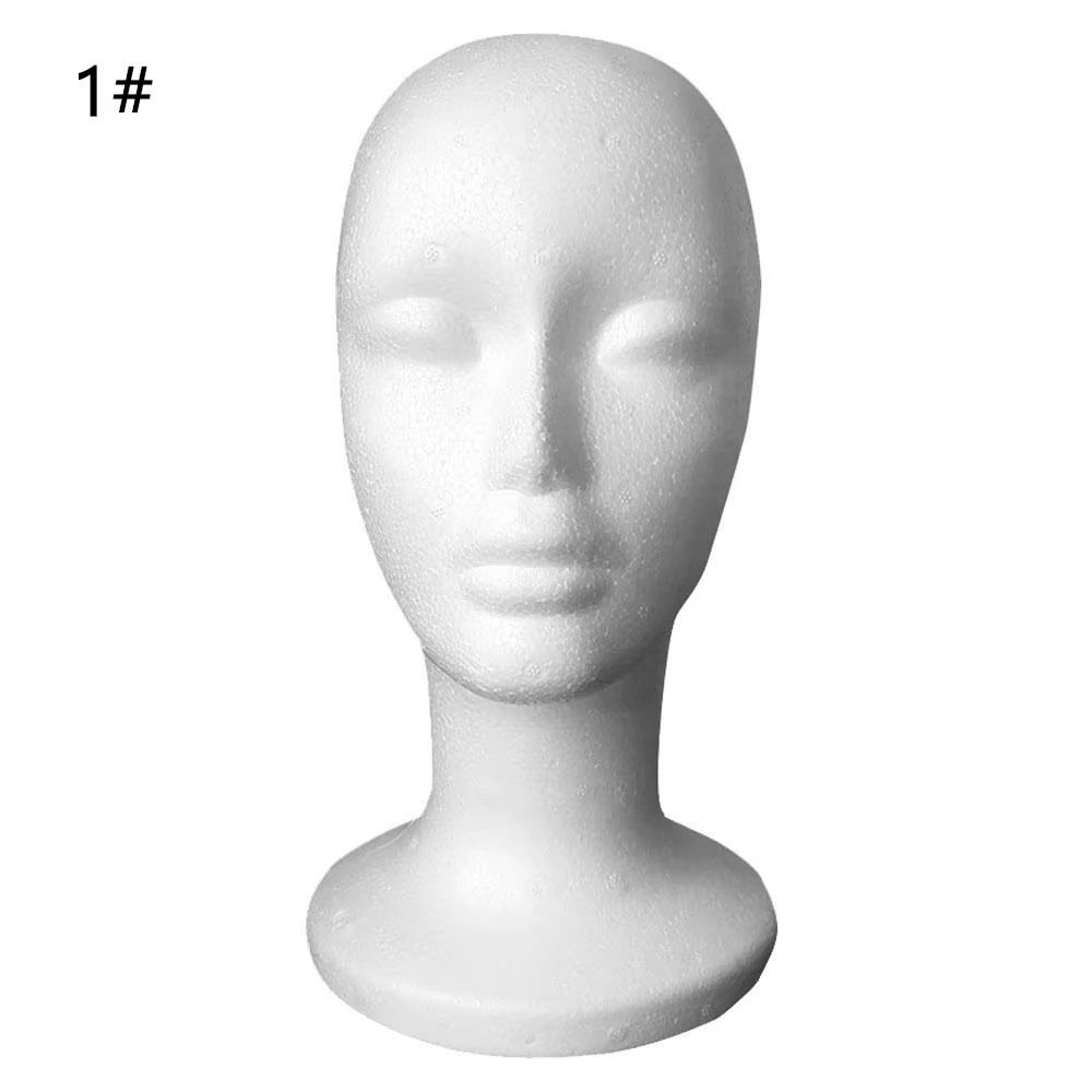 DUNIWig-Présentoir de Perruque en Mousse, Modèle de Tête de Mannequin T1, Support de Postiches, Modè