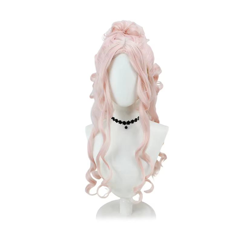2025 mercredi saison 2 Cosplay perruque longue perruque bouclée avec style Agnes Cosplay postiche en