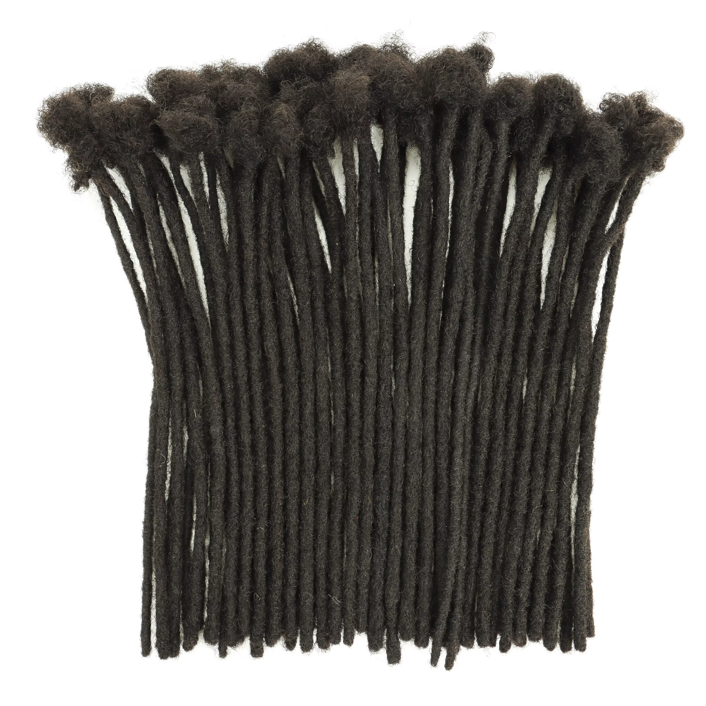 Dreadlock Extensions faites à la main pour hommes, femmes et enfants, 100% cheveux humains, largeur