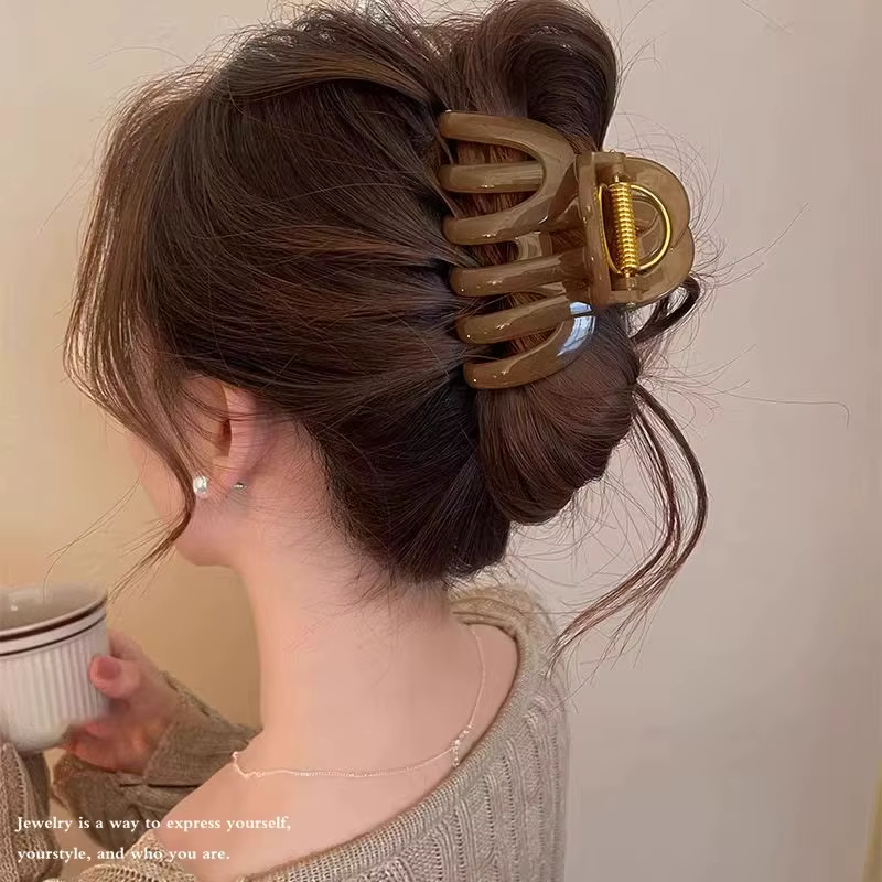 Nouvelle conception, pince à cheveux en forme de citrouille de qualité supérieure pour femmes, ornem