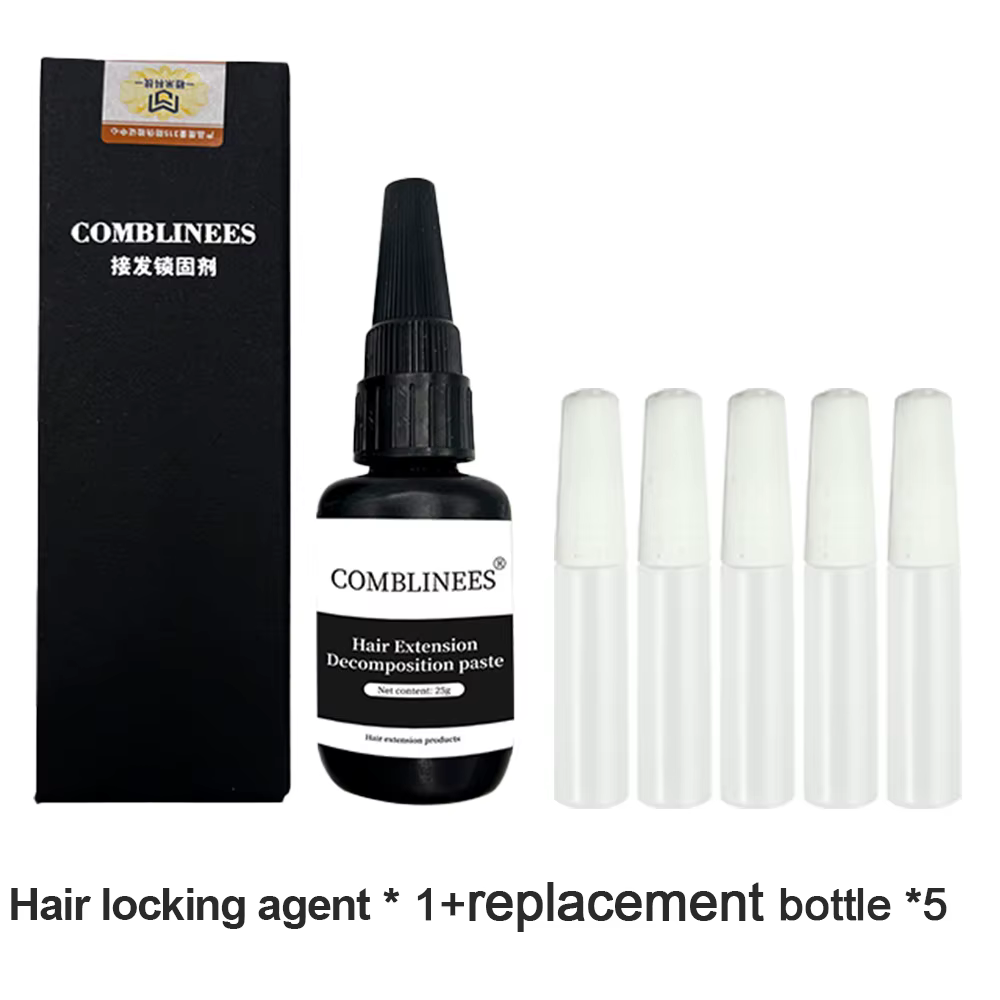 Comblinees – ensemble d'outils d'extension de cheveux de qualité Salon, Agent de durcissement rapide